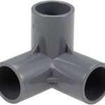 TOP-VIGOR 10Pcs 20mm 3 Way Elbow PVC Pipe Fitting